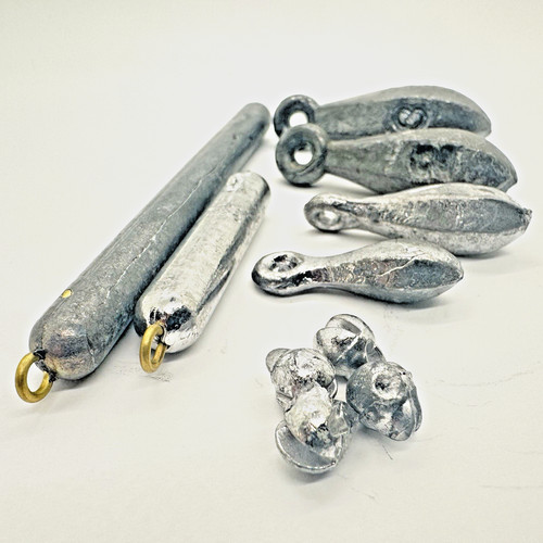 Lead sinkers and weights - lead,