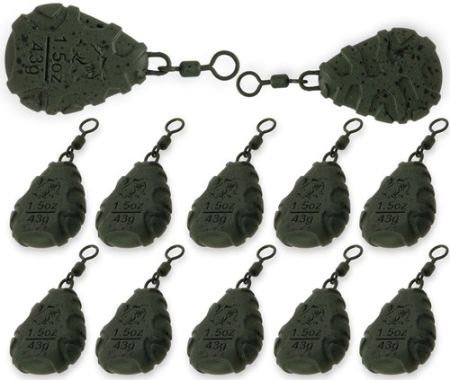 Carp fishing flat pear - 10,
